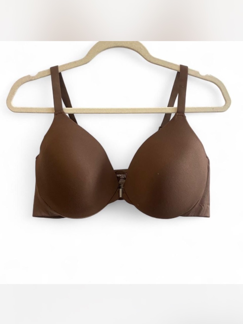 NWOT Tranquil & True Chocolate Brown Front Close Underwire T-Shirt Bra Size 40C